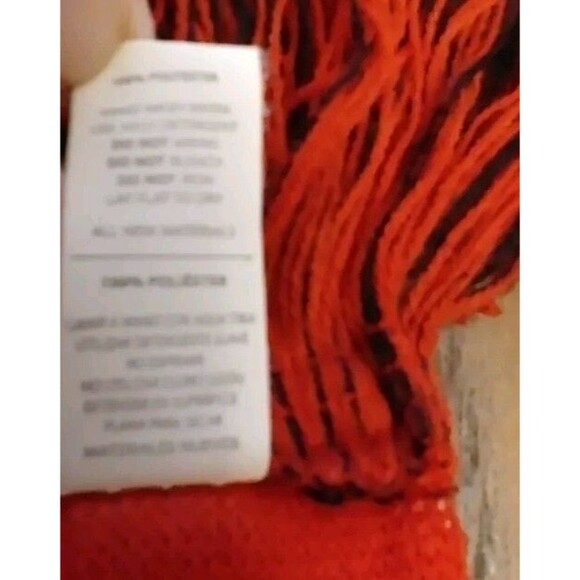 UNISEX 72" NCSU Soccer Scarf Red/Black/white - Picture 7 of 7